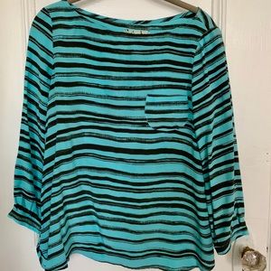 Kelly Wearstler Striped Silk Blouse